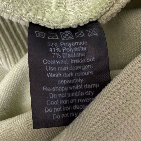 Alphalete Halo Light Lime Green Workout Leggings Size Large - Picture 4 of 6